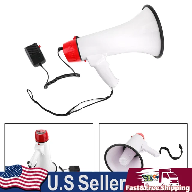 MEGAPHONE MEGA PHONE Bull Horn Microphone Cheerleading Protest Rally