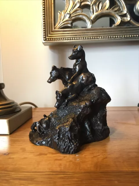 Jack Russell Dog Figurine - Digging / Bronze Resin / Working Dog 2