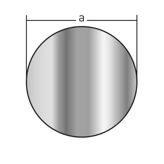 Aluminium Rundmaterial 1,5-2 m Aluminiumstange Alu Rund Stange Rundstab Stab bar