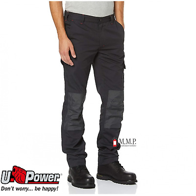Pantalone Upower Alfa da lavoro multitasche grigio dalla 44 alla 62