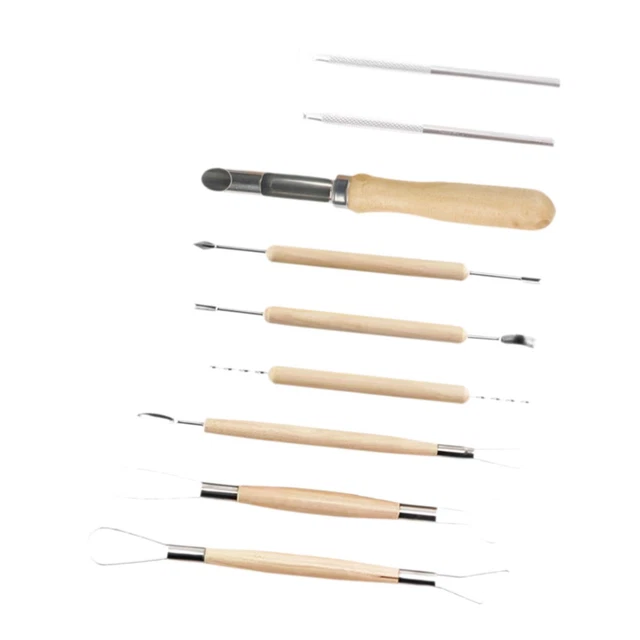 Kit 55 Outils Sculpture Argile SVIPDDD - Accessoires Poterie Et Modelage Pour Artistes Et Débutants