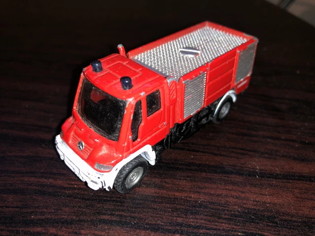 Siku 3153 Unimog Camion Benne Jaune 1/32 - Miniature Agricole Occasion