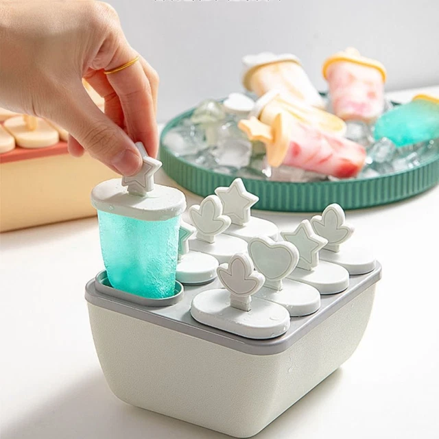 Gadgets Home Party DIY Popsicle Mold Ice Cream Makers Reusable with Lid Stick