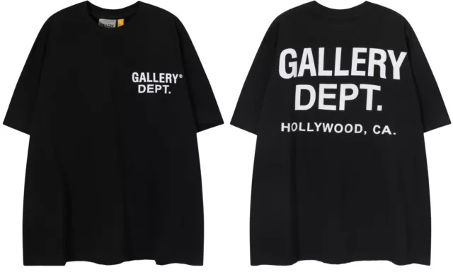 Streetwear Gallery Tee Dept Souvenir T-Shirt Black