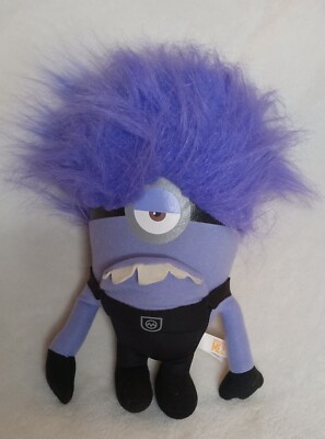 evil purple minion plush
