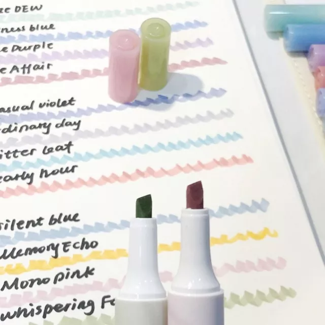 4PCS/Set Key Points Highlighter Set High Color Fluorescent Pen  Stationery
