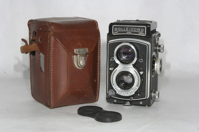 Cámara Rolleicord Va modelo 2 #1924204 TLR con objetivo 75 mm F3,5 Xenar