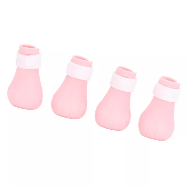 (Pink)Airshi Couvre-Pattes De Chat Bottes De Toilettage Professionnelles