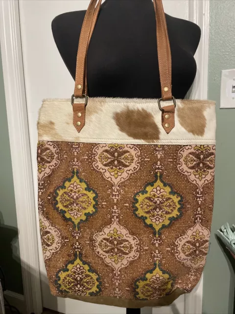 Bolso de mano para mujer Clea Ray con piel