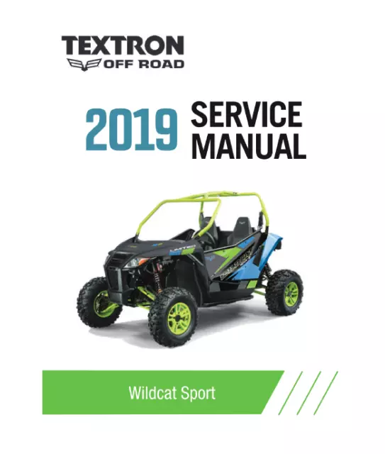 Arctic Cat Wildcat Sport Service Manual | 2019 | PDF & MAILED CD