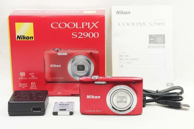 Nikon COOLPIX S2900 (訳アリ品） Nikon Coolpix S2900 20.1MP Compact Digital Camera Red From