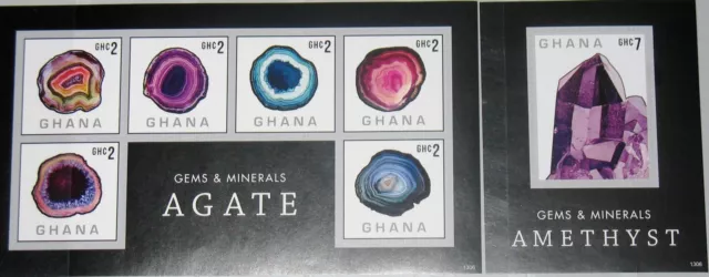 GAMBIA 2013 Gems & Minerals Edelsteine & Mineralien Rohstoffe raw materials MNH