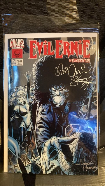Evil Ernie The Resurrection #2 *3 Signatures Pulido, Hughes, Morales!