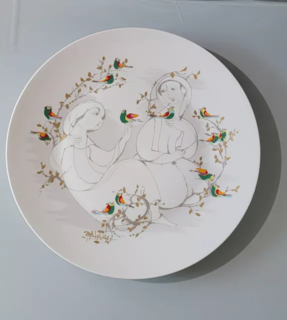 Bjorn Wiinblad Large Porcelain Platter for Rosenthal Studio Linie Germany