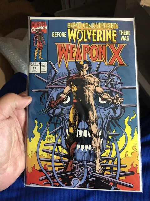 Marvel Comics Presents Wolverine #72 (1991) NM 1st App Weapon X Marvel BWS Art!