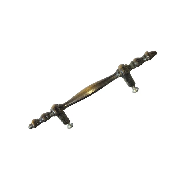 Vintage Solid Brass Cabinet Handle Drawer Pull Hardware