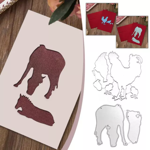 Horse Animal Metal Cutting Dies DIY Scrapbooking Paper Card Embossing Stencil N4