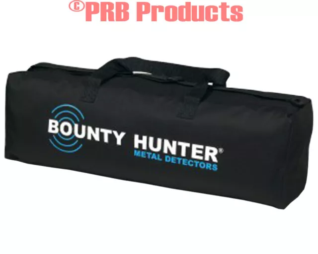 Bounty Hunter Metal Detectors Universal Nylon Carry Bag with White Blue Logo