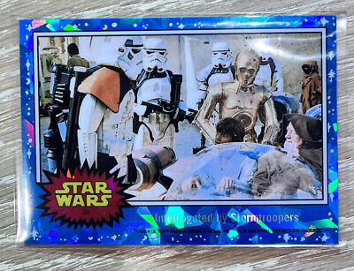 2022 Topps Chrome Sapphire Star Wars INTERROGATED BY STORMTROOPERS #94
