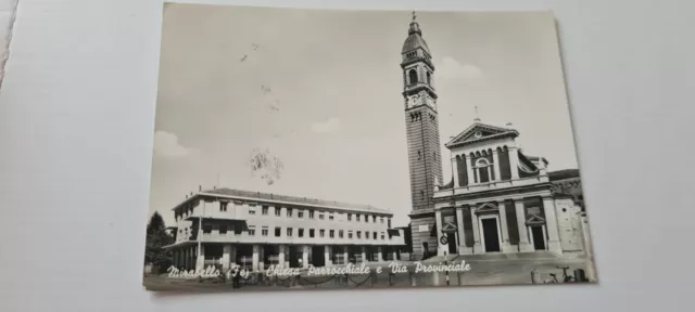 Mirabello Via Provinciale E Chiesa Parrocchiale Ferrara