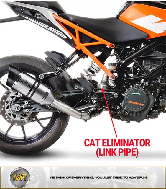 2017 Ktm Rc 390 2018 Leovince Cat Eliminator Decatalizer (Link Pipe) Track