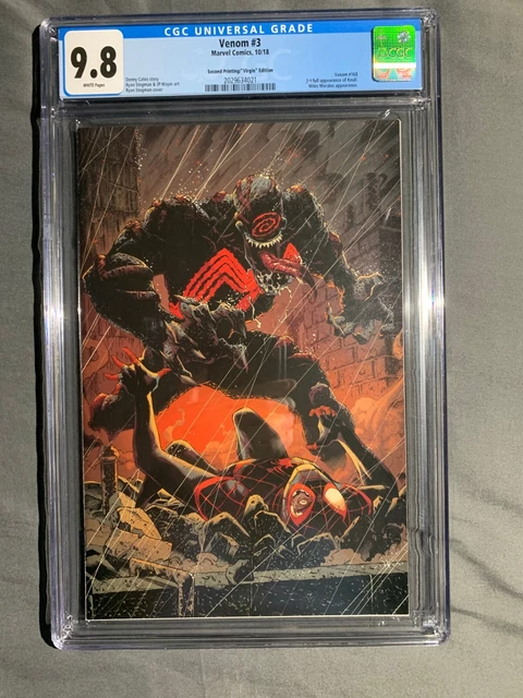 VENOM #3 - 2nd Print Virgin Variant - CGC 9.8 - 1st Knull - Marvel MCU 2018