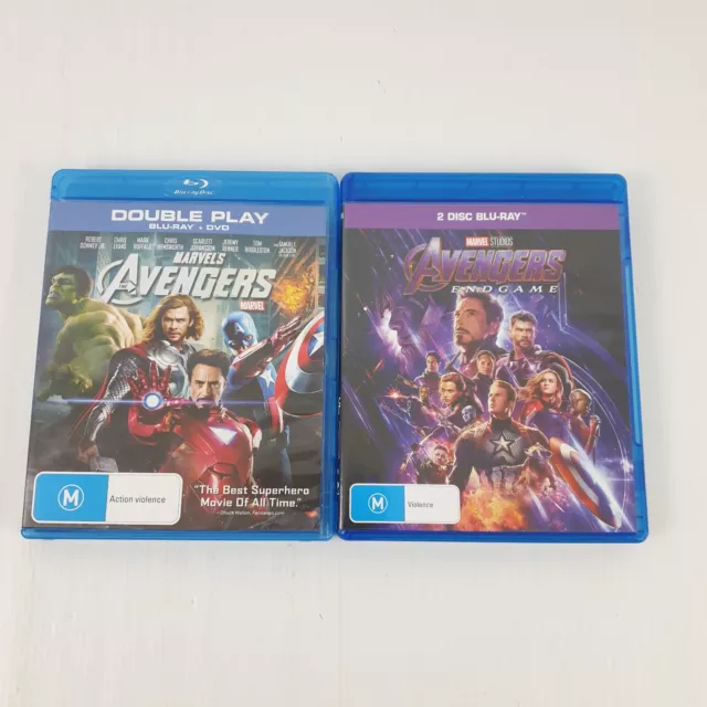 MARVEL Blu-ray LOT (2) Avengers End Game/Avengers D4