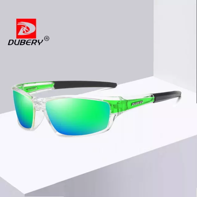 DUBERY Mens Polarized Sport Sunglasses Outdoor Riding Fishing Goggles New