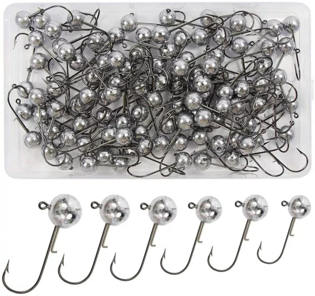 Jigköpfe Jighead Jighaken Bleiköpfe Rundkopf  Set 1-20g