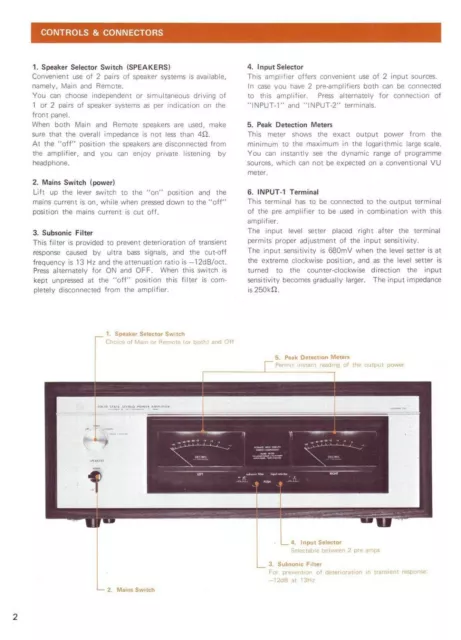 Bedienungsanleitung-Operating Instructions pour Luxman M-150