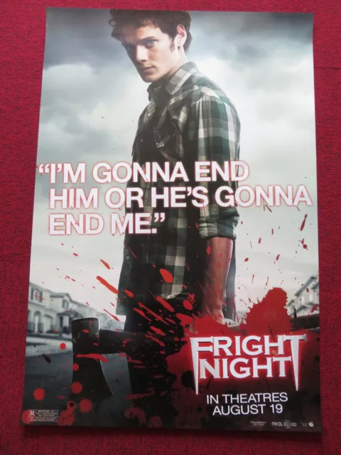 Fright Night - B Us One Sheet Rolled Poster Anton Yelchin Colin Farrell 2011