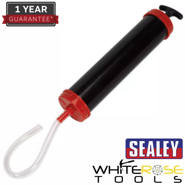 Sealey Oil Suction Syringe Vacuum Fluid Transfer Extractor Pump Gearbox 500ml