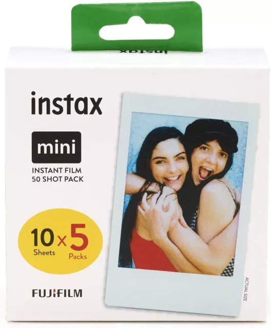 Fuji Instax Film 5er Pack 5x10 = 50 Aufnahmen Mini NEO Classic Fujifilm