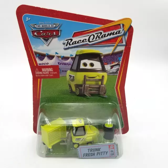 Disney Pixar Cars Race O Rama #79 Diecast Trunk Fresh Pitty Mattel