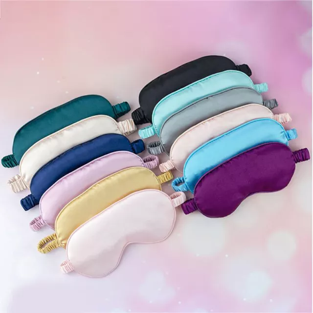 Double-Side Pure Silk EyeShade Sleeping Eye Cover Eyepatch Sleep  Shading YK Sp