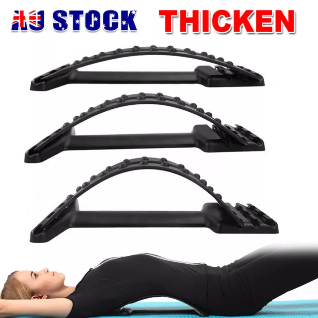 Back Stretcher Massager Brace Posture Corrector Lumbar Support Spine Stretcher