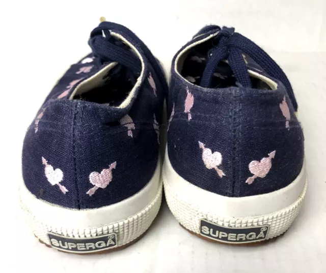 Superga XO Jennifer Meyer Limited Edition Heart Sneakers Womens Size 37 (US 6.5) 3