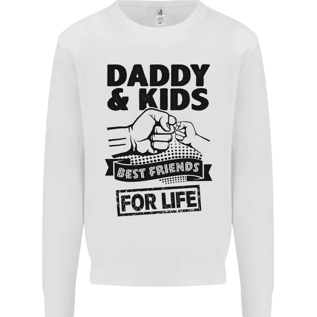 Daddy & Kids Best Friends Fathers Day Kids Sweatshirt Jumper