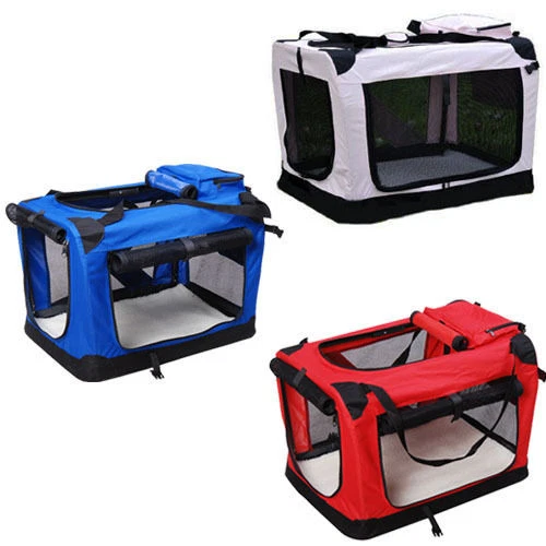 DOG PET PUPPY Fabric Portable Carrier Crate Kennel Bag Cage Fold Travel