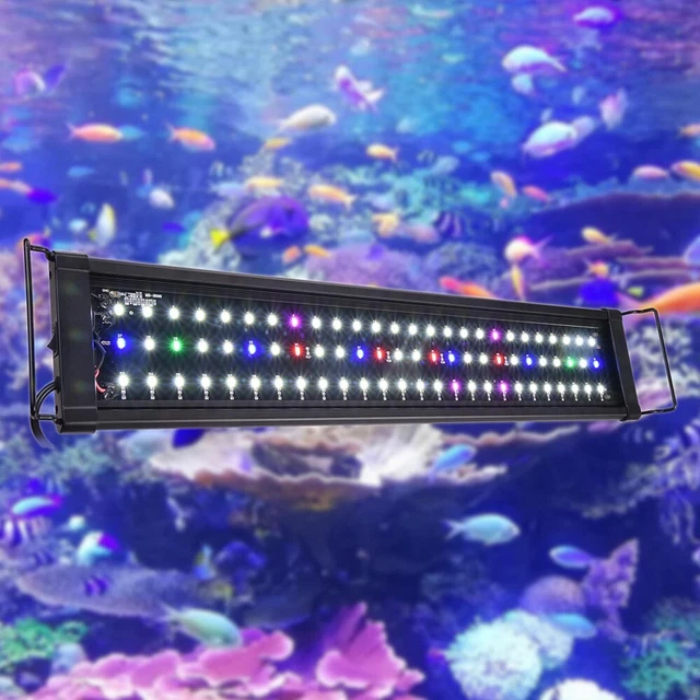 LED Aquarium Light Full Spectrum Freshwater Plant Marine Fish Tank 24" 30" 40"