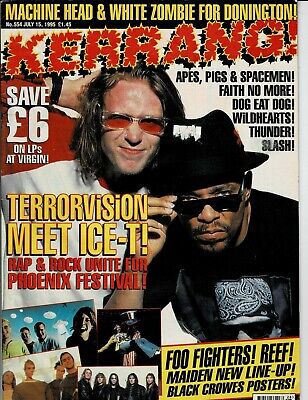 Kerrang Magazine 1995  Ice-T, Foo Fighters, Pearl Jam, Smashing Pumpkins, ect..