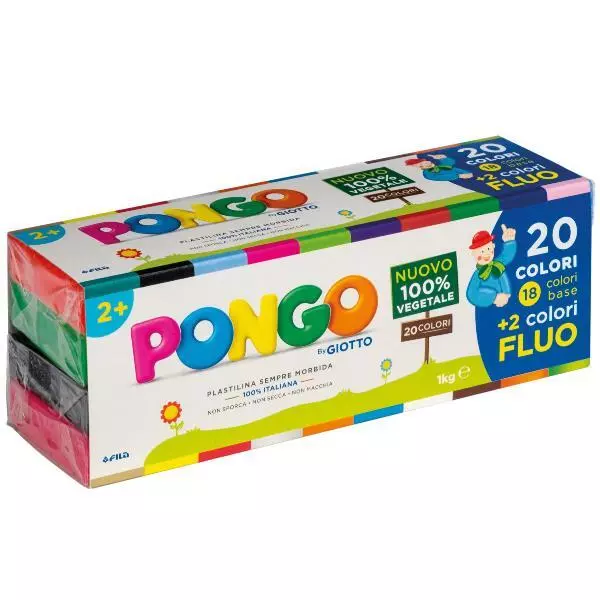 Giotto Confezione Pongo 1kg Assortito F601000