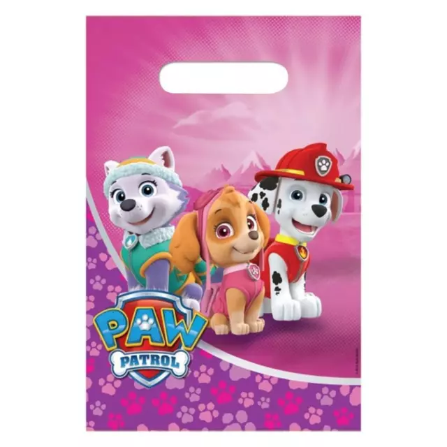 PAW PATROL - PINK LOOT PARTY BAGS  - girls birthday favours toys FAST DISPATCH