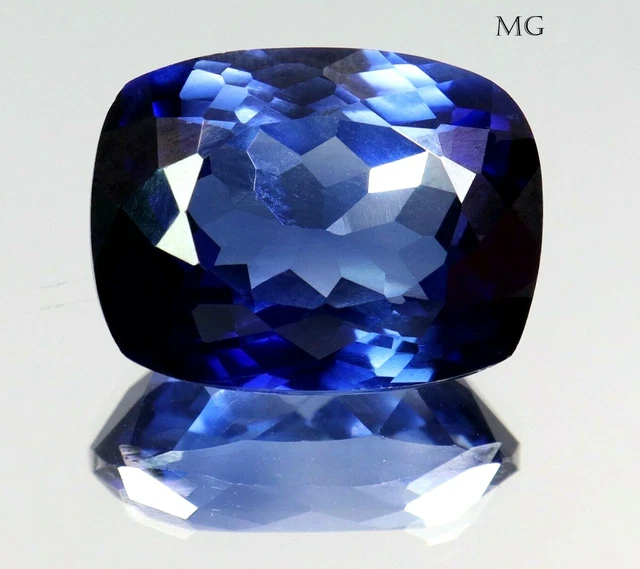 Sans Défaut 28.50 CT Naturel Kashmiri Saphir Bleu Émeraude AAA+ Desseré Gemme