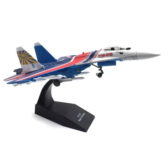 SU-27 Super Flanker Heavy Aircraft 1:100 Model Fighter Aviation Military Display