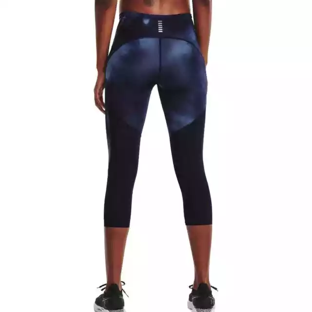 NWT Under Armour Fly Fast Compression Mid-Rise Crop Leggings Size XS 2