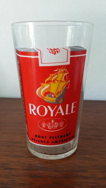 Verre royale cigarette glass