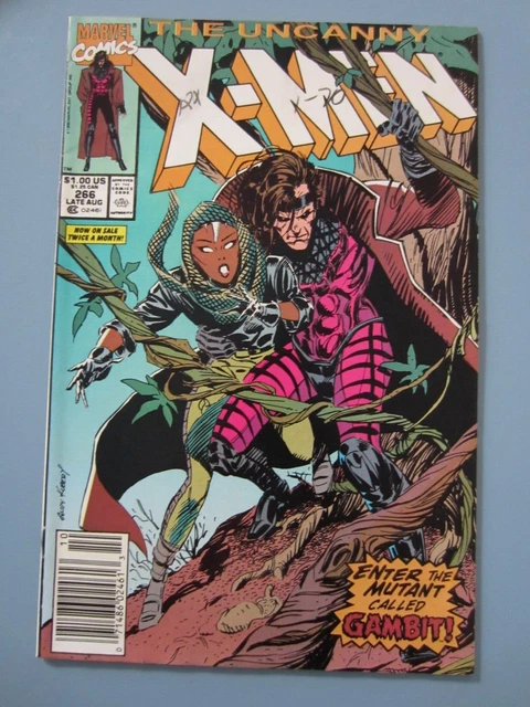Marvel The Uncanny X-Men  #266 1st entry Gambit comic   #D