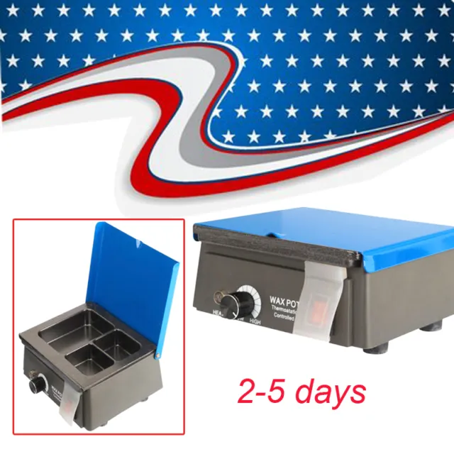 USA SHIP Dental dentist equipment Analog Wax Heater Pot for Dental Lab JT15 FDA