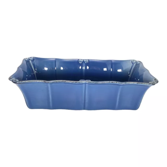 Casa Stone Carafina Loaf Pan Baker Port Blue 11.5”x5.25”x3.25” Portugal Vintage